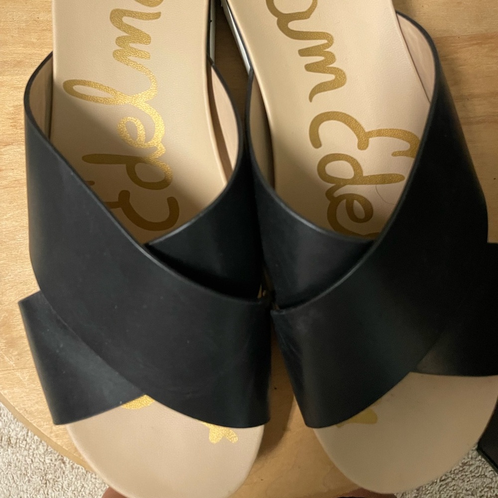 Sam Edelman slip on leather sandal